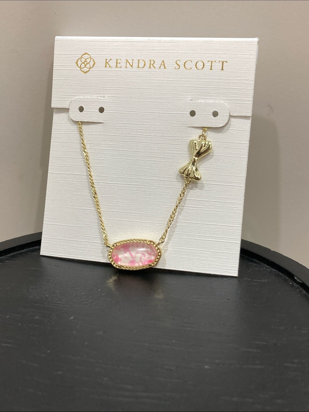 Kendra Scott Pink Gold Elisa Pendant Necklace